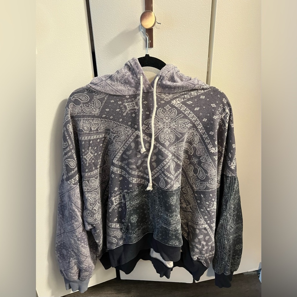 American Eagle Bandana Print Hoodie